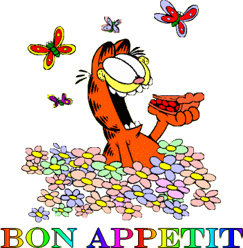 Bon appétit Garfield